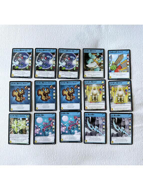 2003 Neopets Equipment Weapon Bundle of 15 Trading Cards (Near Mint)
